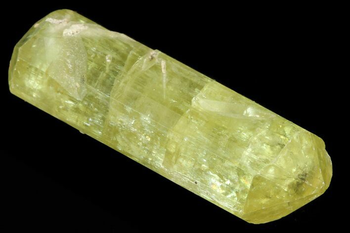 Lustrous Yellow Apatite Crystal - Morocco #82405